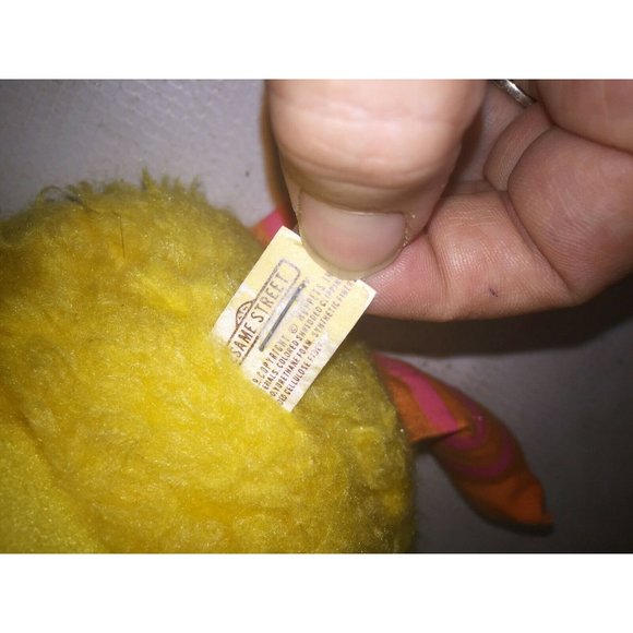 Vintage SESAME Street BIG BIRD Knickerbocker Plush Muppets 9" - Picture 7 of 9